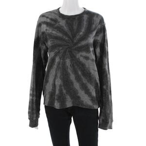 R+A Unisex Dark Gray Pullover Sweatshirt 100% Cotton Crew Neck Size S